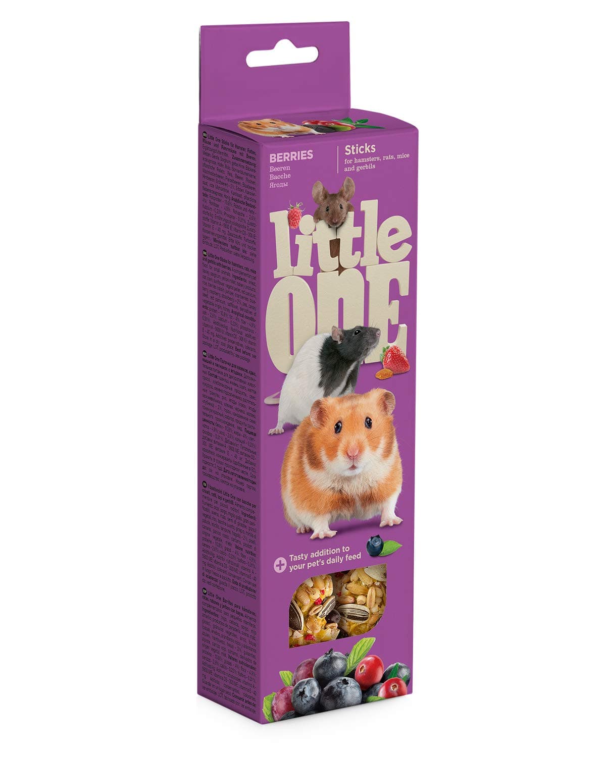 Little One Sticks for hamsters, rats, mice and gerbils with berries 2x60gm