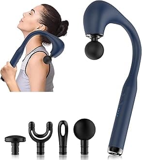Revolutionary U-Shaped Massage Gun Back Massager for Pain Relief Deep Tissue Body Massager for Neck,Shoulder,Leg-Reach Every Muscle with Ease