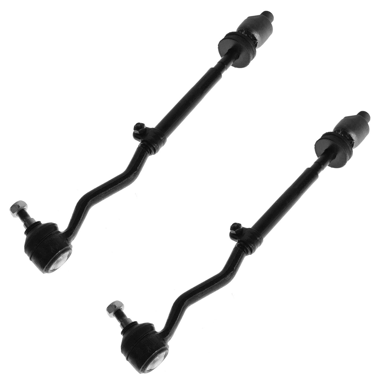 TRQ Front Tie Rod Set Compatible with 1984-1992 BMW 318i 1991 318is 1984-1987 325e 1987-1993 325i 1987-1991 325is 1988-1991 M3