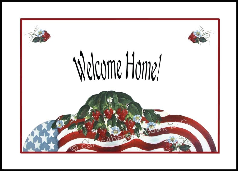 Welcome Home - Military Greeting Card