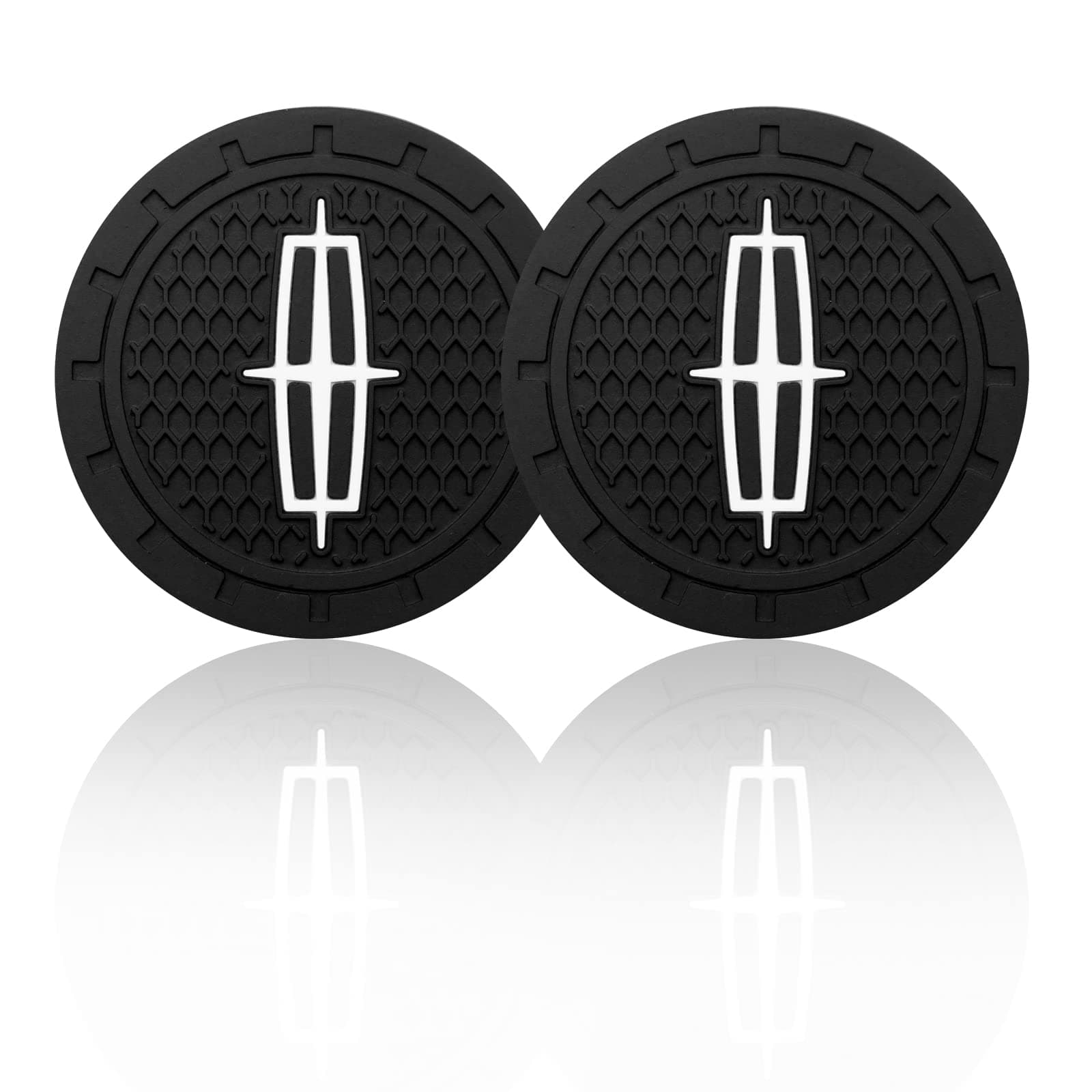 Car Cup Holder Coaster 2pcs Car Coasters 2.76 Inch Anti-Slip Shockproof Universal Silicone Cup Coasters Car Cup Holder Coaster Cup Holder Coaster Compatible with Lincoln Accessories