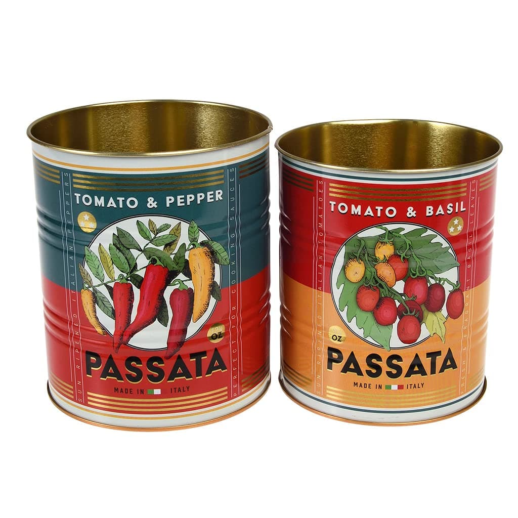 Medium Passata storage tins (set of 2)