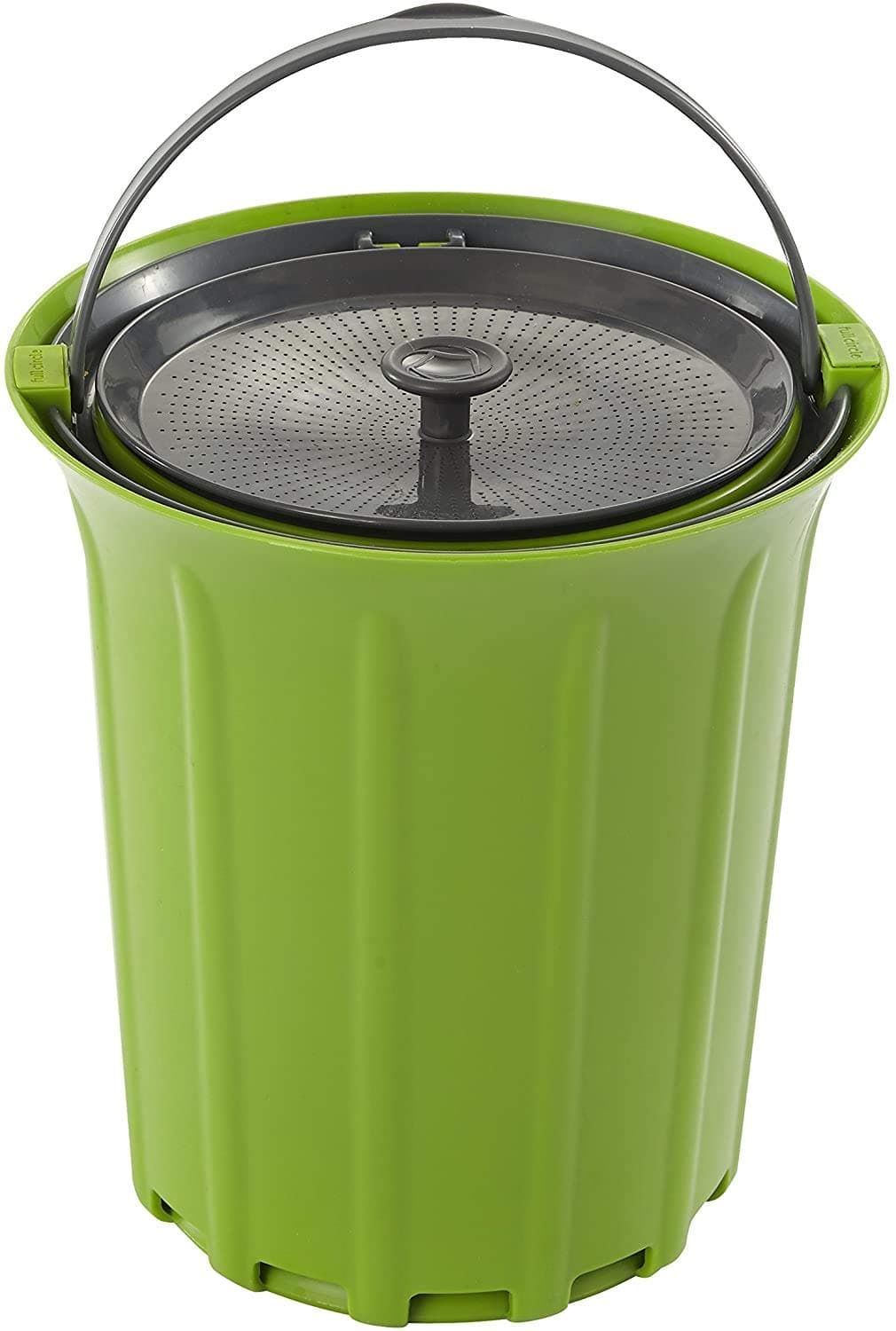 Full Circle Breeze Odor-Free Countertop Compost Bin, Green Slate