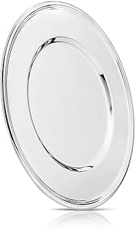 Bredemeijer Plate with Thread Edge 33 cm Silver-Plated