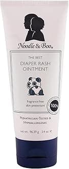 Noodle & Boo The Best Diaper Rash Ointment, Multi Purpose Baby Skin Care Zinc Oxide Ointment For Diaper Rash Prevention, Treatment & Relief, Fragrance Free