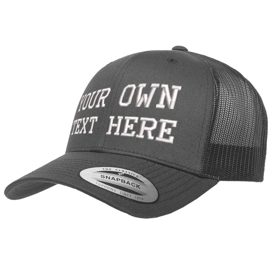 Love Sketches Custom hat Embroider Your own Text Trucker Snapback Cap 6606 Mesh Back