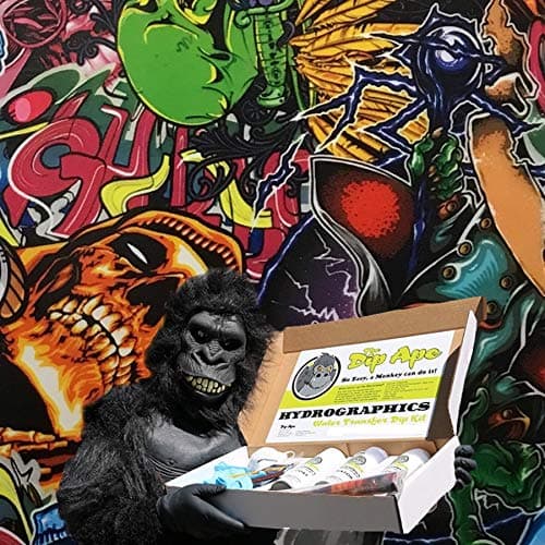 Hydrographic Film Dip Ape Zombie Pop Sticker Bomb Hydrographics Water Transfer Hydro Dip Dipping Kit