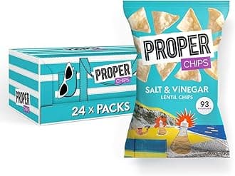WowboxmeFull Box Properchip Lentil Crisps 24x20g Properchips (Salt & Vinegar)