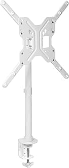 Vivo STAND-V155CW White Ultra Wide Desk Mount for Screens up to 55 Inches - 29.9 kg - Single Height Adjustable
