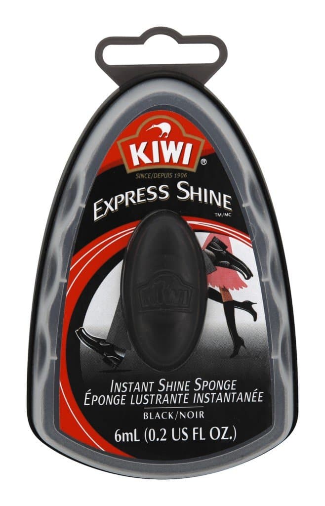 KiwiKiwi Express Shine Black Sponge, 0.2 US fl. oz. (Pack of 3)