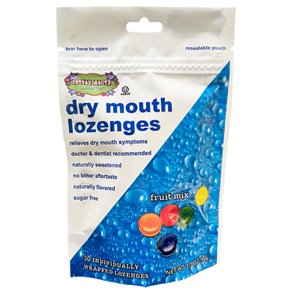 Cotton Mouth Dry Mouth Lozenges Fruit Mix Bag
