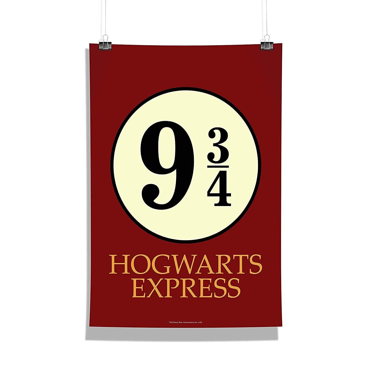 MCSID RAZZ - Harry Potter Hogwarts 9 3 by 4 Poster A3 Size (Frame not Included) Officially licensed by Warner Bros USA