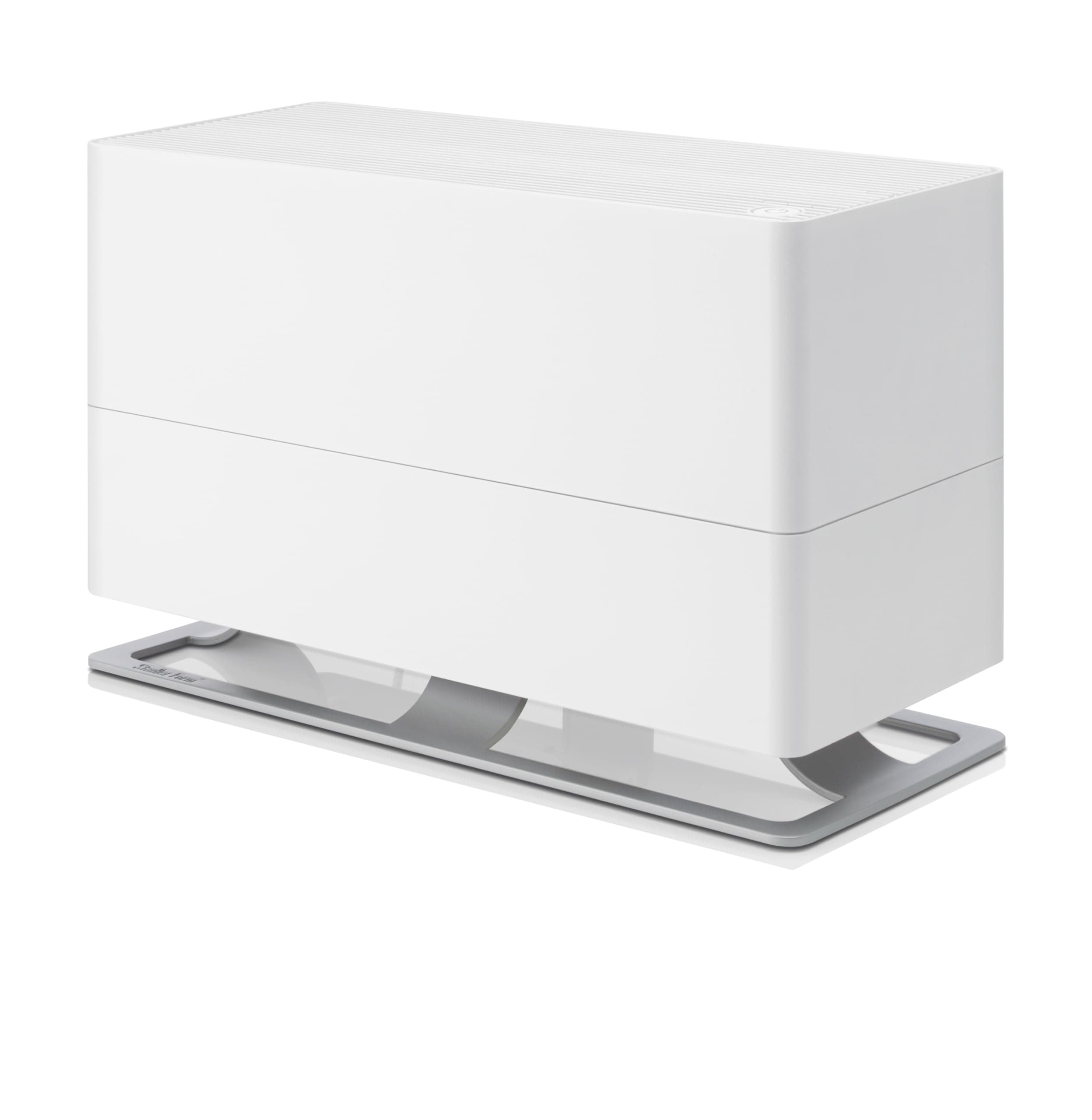 humidifier Oskar big, energy-saving humidifier for rooms up to 1077 square feet, evaporator with automatic switch-off, dimmable LEDs, very quiet, white