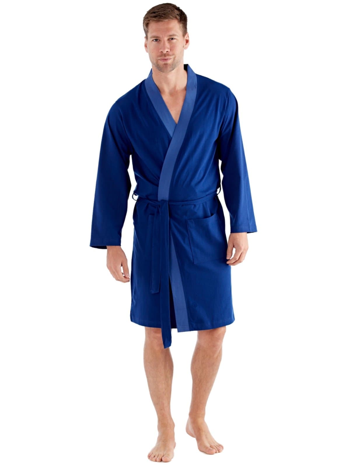 Harvey James Mens Lightweight Wrap Dressing Gown