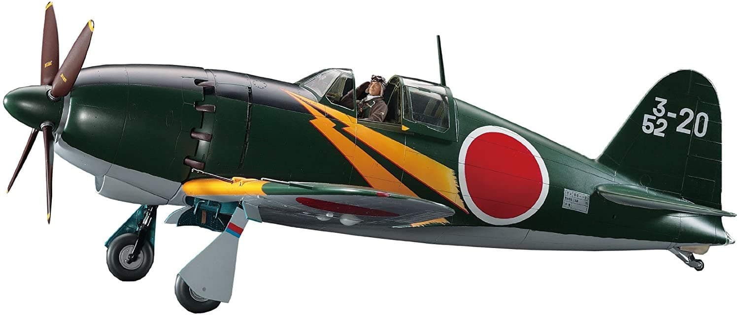 Hasegawa 1:32 Scale Mitsubishi J2M3 Raiden Jack Type 21" Model Kit