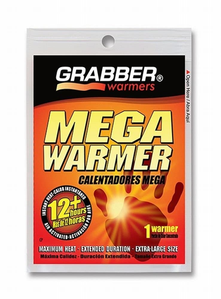 Grabber Warmers MWES 4 Pack 12+ Hour Mega Warmer