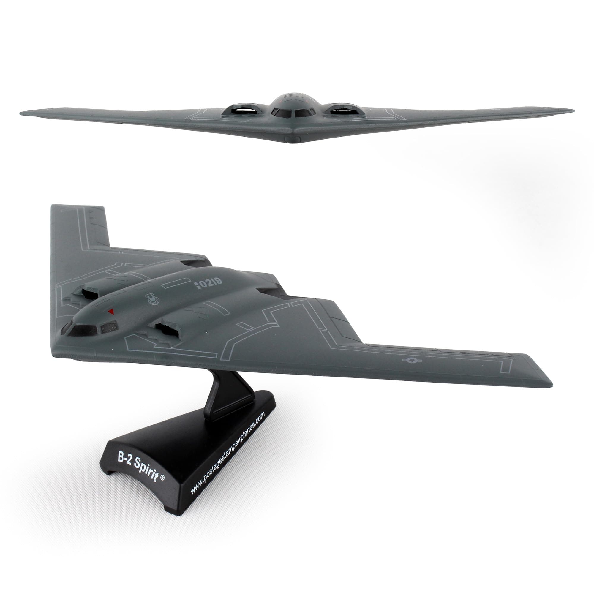 Postage Stamp 1/280 B-2 Spirit US Air Force Complete Figure