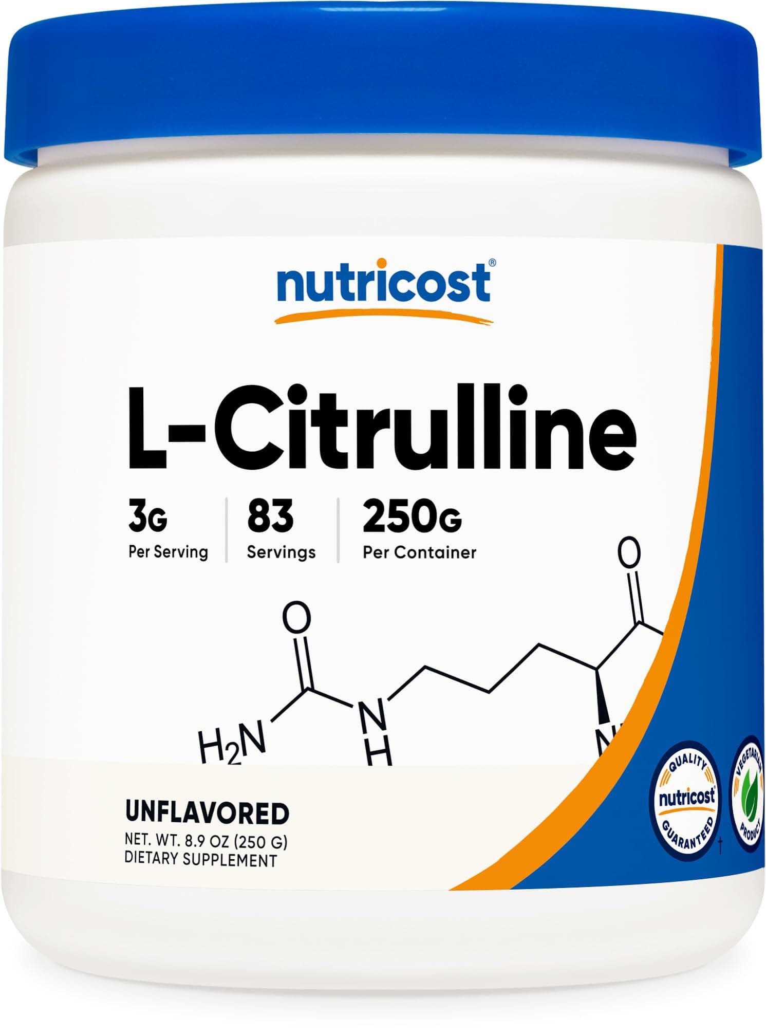 Pure L-Citrulline (Base) Powder 250 Grams