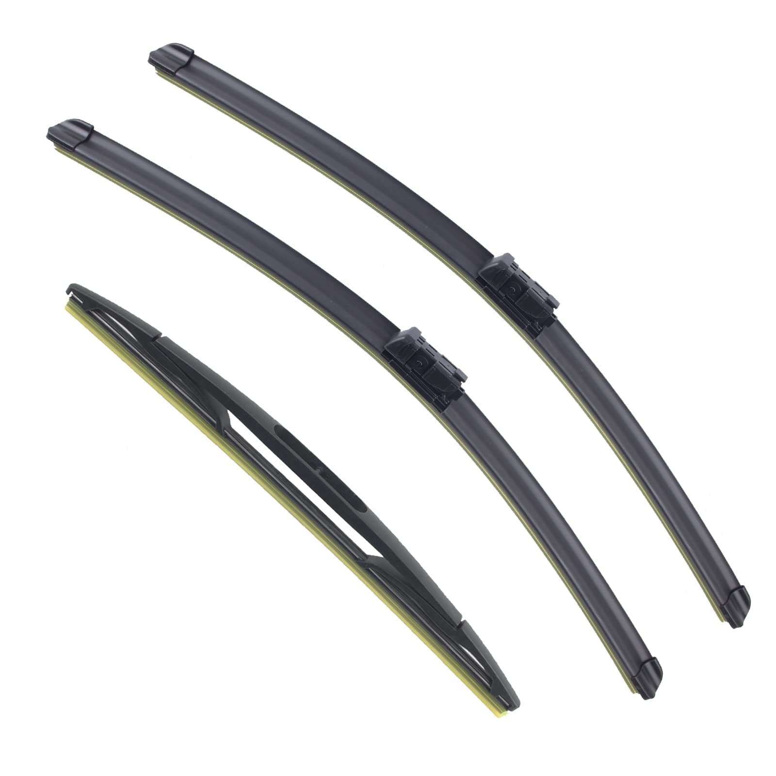 Front and Rear Wiper Blade Replacement for Ford Fiesta