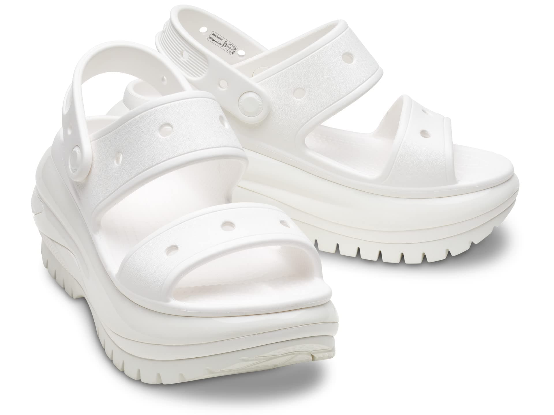 Crocs Unisex Classic Mega Crush Platform Sandals Wedge