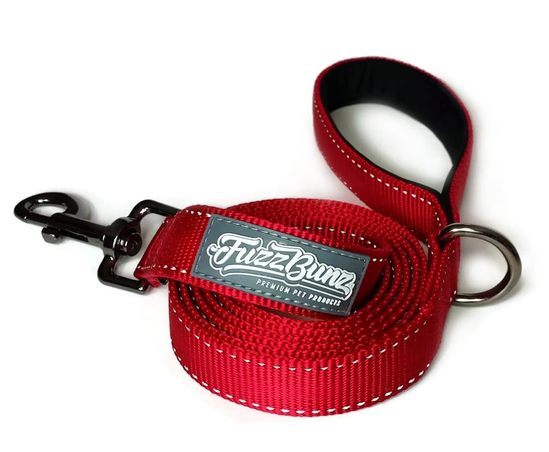 Dog Leash Super Durable and Heavy Duty - 6ft Long Premium Quality Training Lead with Padded Handle & Reflective Stitching - Great for All Medium and Large Breeds