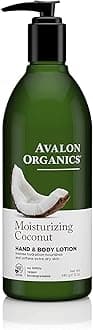 Avalon Organics Moisturizing Hand & Body Lotion Coconut, 12 Oz