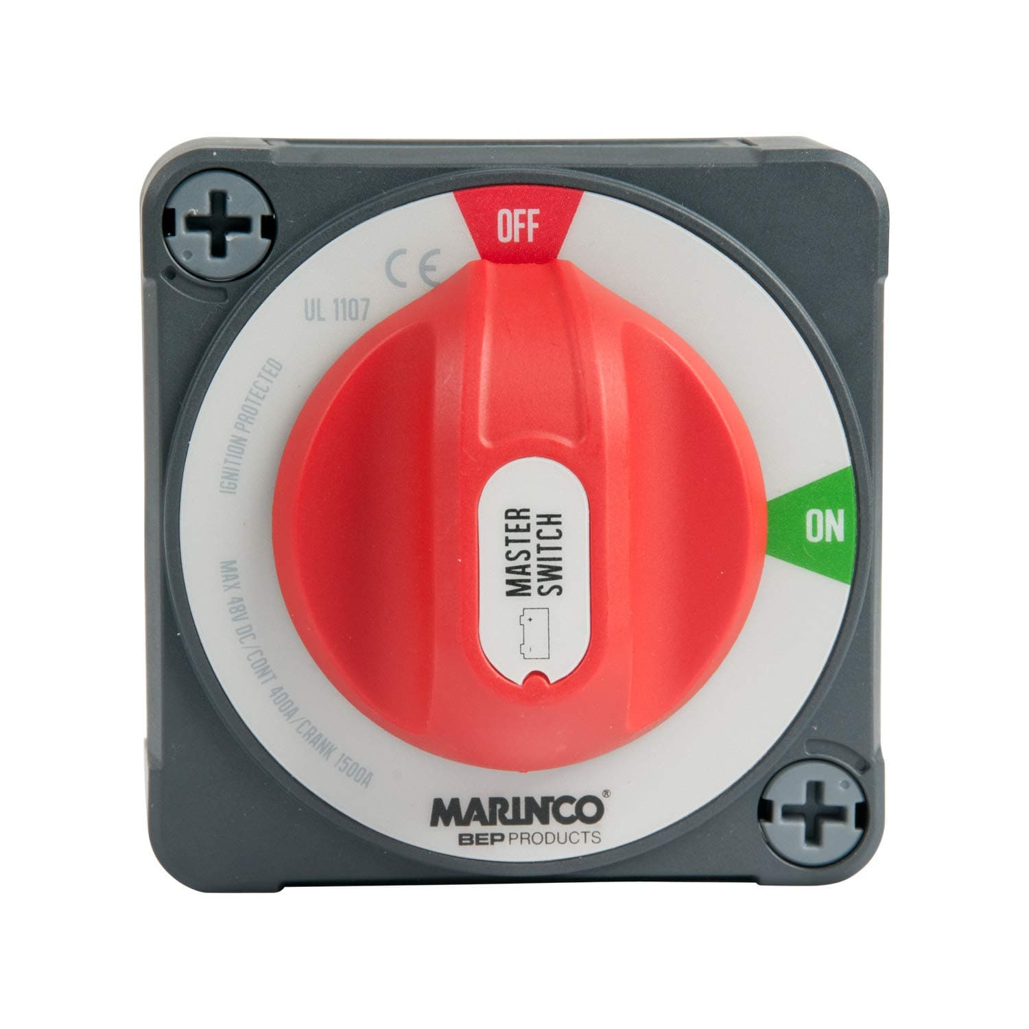 Bep Marine 770-EZ Unipolar On/Off Battery Switch, Nautical, Red/Black, One Size