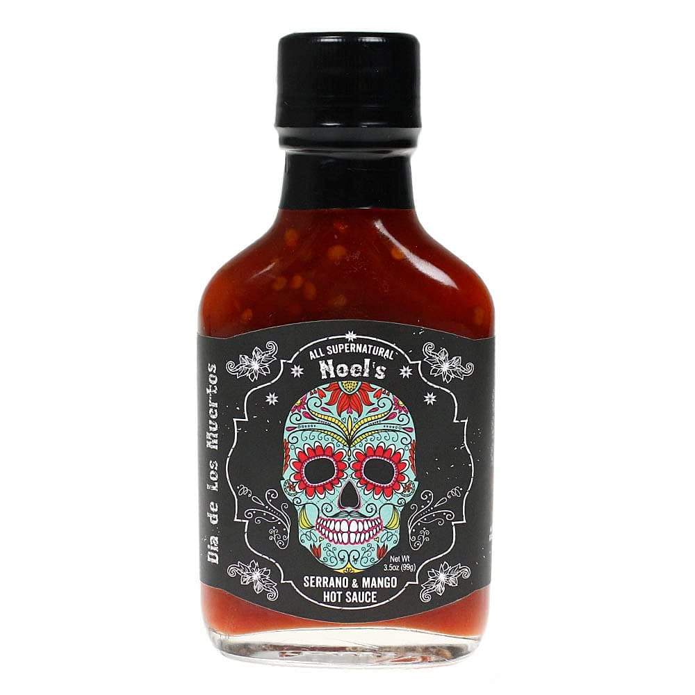 Noel's Dia De Los Muertos Serrano Pepper & Mango Hot Spicy Sauce 100 ml (3.5oz)