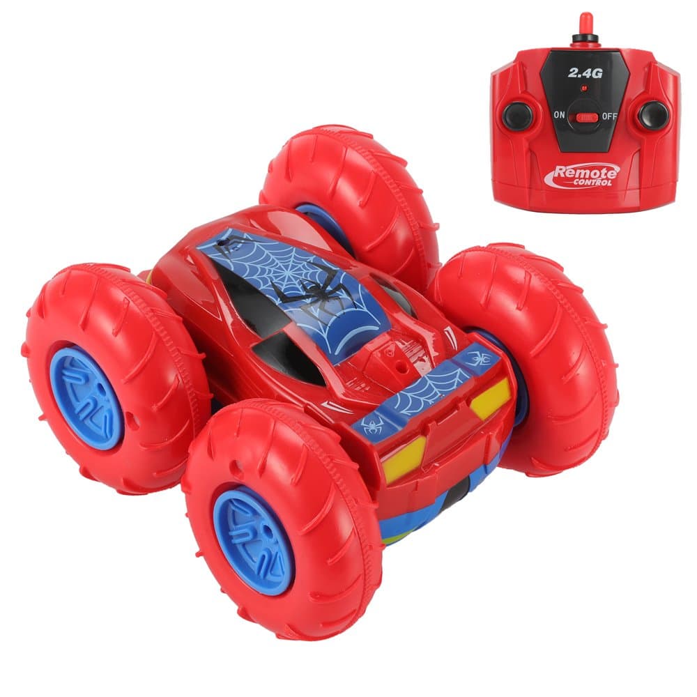 Double Sided Stunt Car, Rechargeable 4WD Remote Control Car RC Car Mini Off Road Vehicle, 360 Acrobatic Flip Spinning , Car Drifts Toy