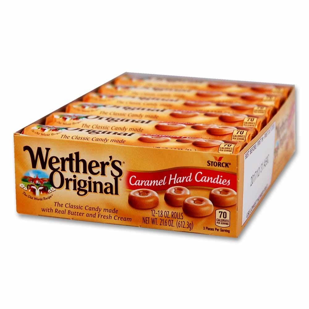Werthers Original Roll Candies -1.8 Oz, 12 Per Case