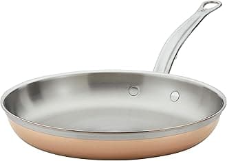 CopperBond Collection - 100% Pure Copper Frying Pan, Induction Cooktop Compatible, 11-Inch