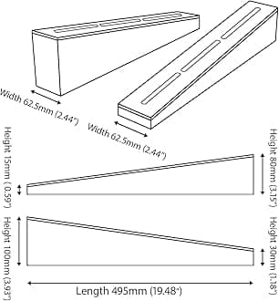 (8 Pack) — FUTURA | Acoustic Slat Wood Wall Stripes Panels | High Density Foam | Absorption - Diffusion - Reflection - Soundproofing - Insulation | Color: (Sonoma, FUTURA)