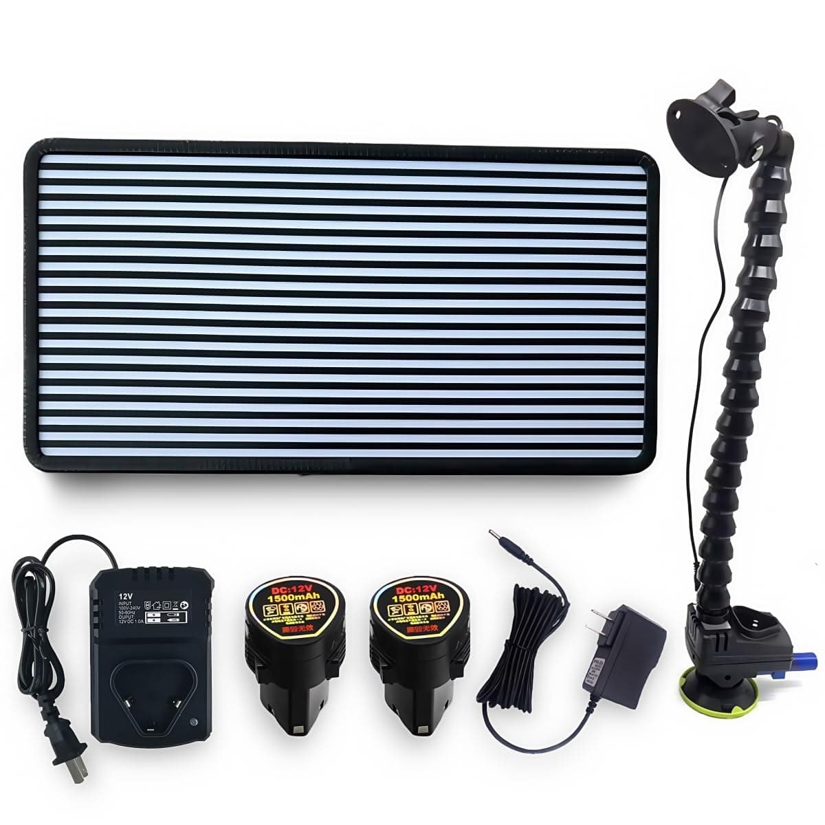 PDR Light Board, PDR Dent Reflection Light Board, LED Stripe Line Board Paintless Dent Repair Light, Lithium Battery Powered PDR Repair Reflection Tool for Car Body Dent Removal