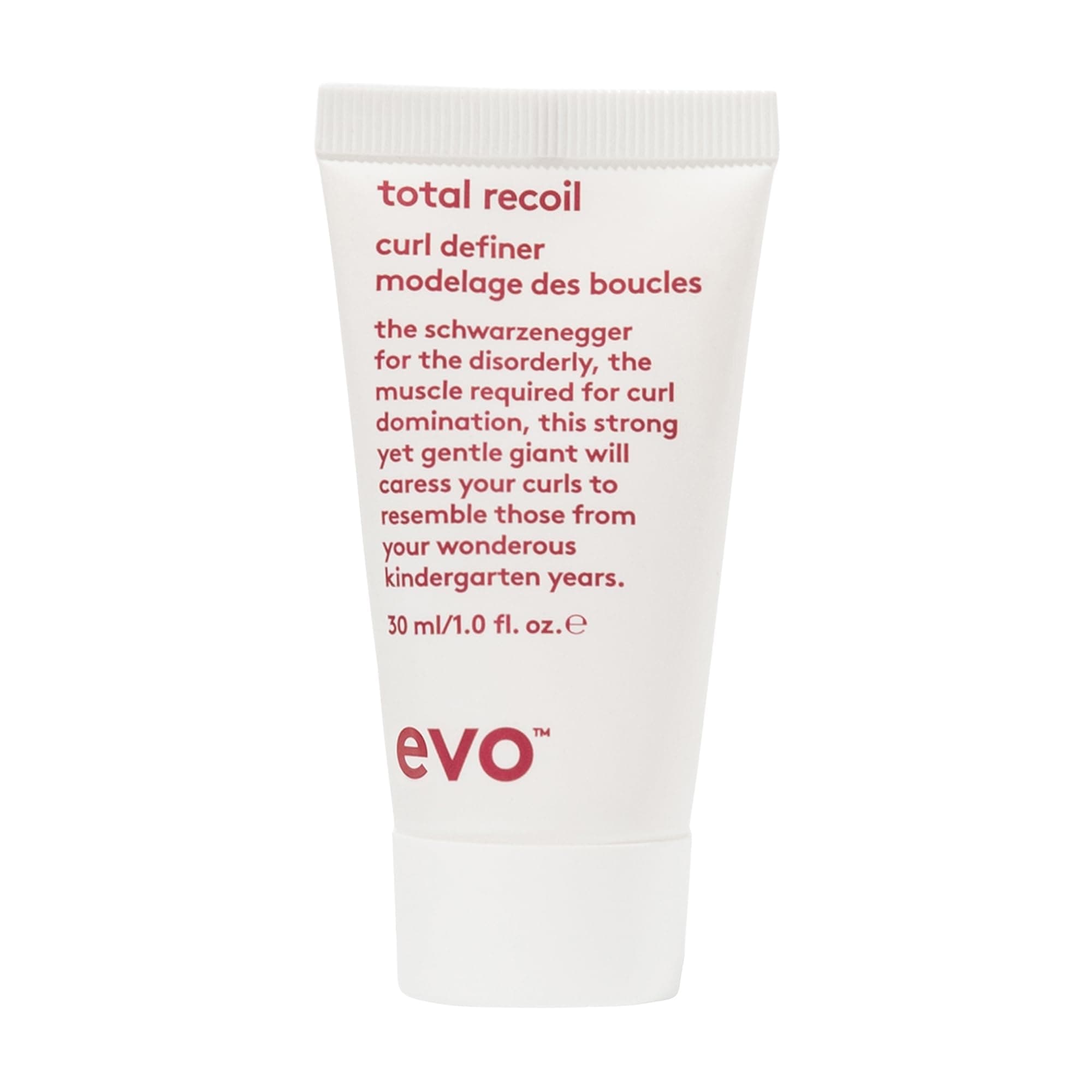 Evo Total Recoil Curl Definer - Strong Hold Defining Cream - Enhances Natural Curl Pattern & Reduces Frizz - Humidity Control