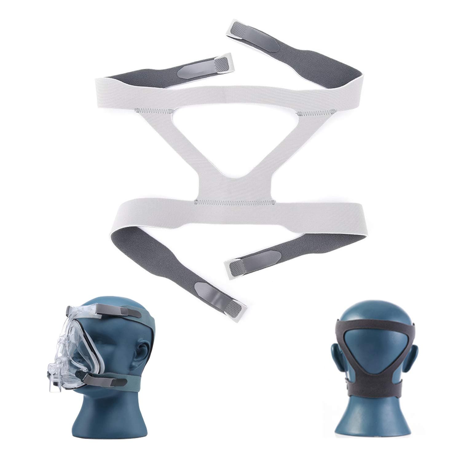 Universal Cpap Headgear Strap For Resmed Mirage Series, Philips Respironics Cpap Mask, Soft Stretchy Material, Standard(Headgear Only)