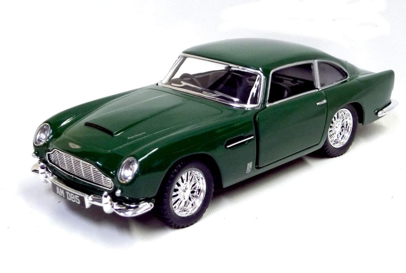 Aston Martin DB5 1:31 Green Pullback Car Replica, Kids, Unisex, Children