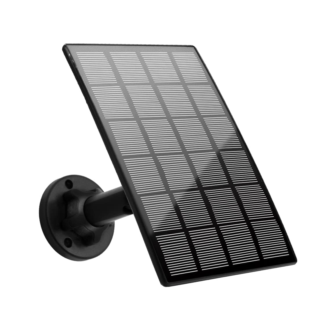 WIYA Solar Panel Compatible with EufyCam, IP65 Waterproof, 10ft Charging Cable with Micro USB Port, Continuous Power Supply for Security Camera ( No Camera)