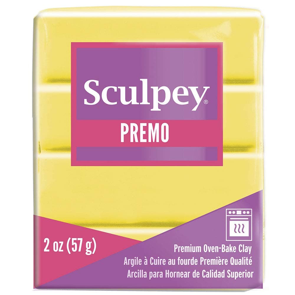 Polyform Premo! Sculpey Polymer Clay 2 Oz: Sunshine