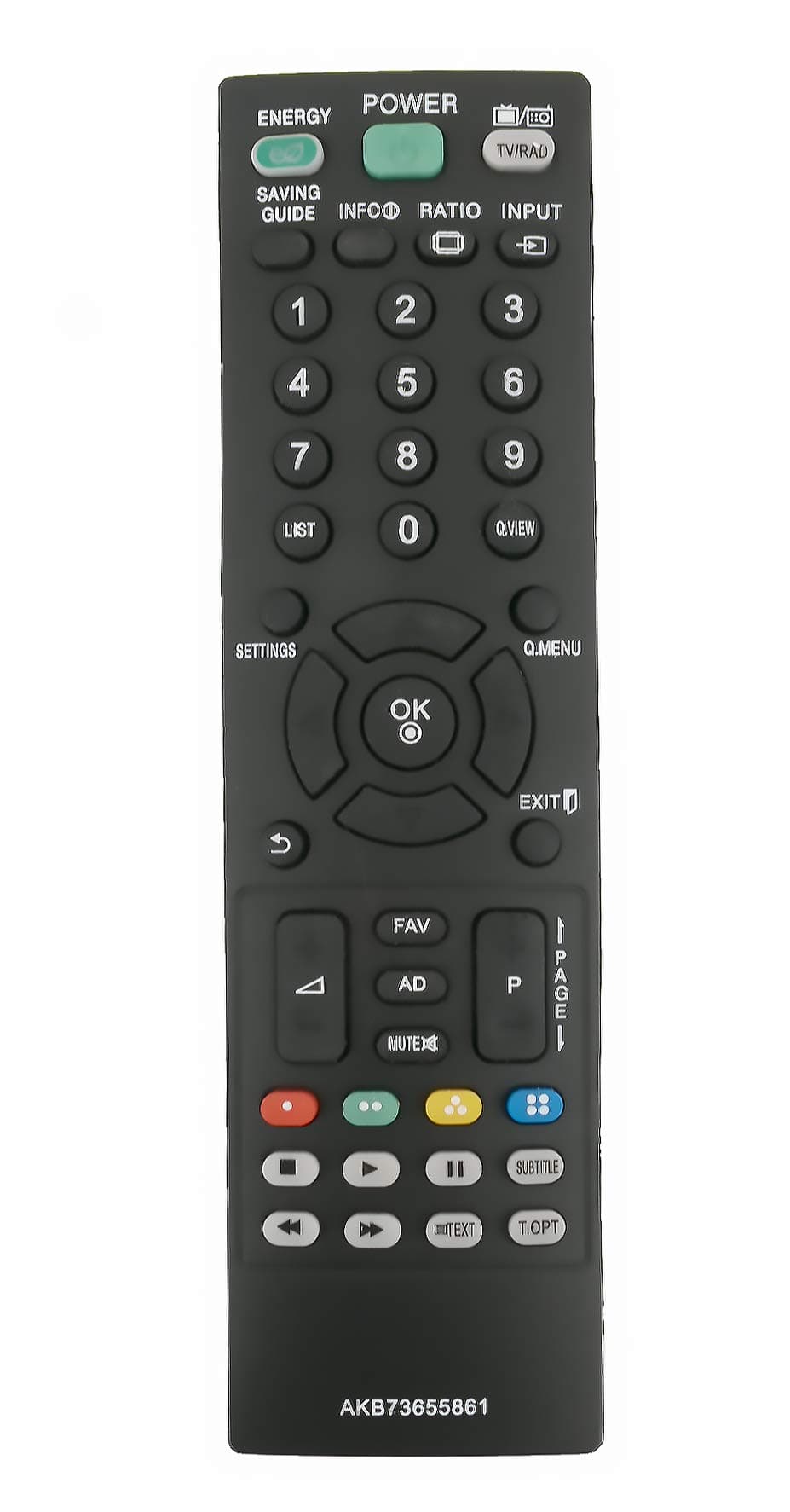 Vinabty Replaced Remote Control AKB73655861 for LG AKB73655802 AKB73655804