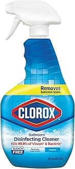 Clorox Clorox Disinfecting Bathroom Cleaner, Bleach Free 30 Ounce Spray Bottle (package May Vary), 30 Fl Oz