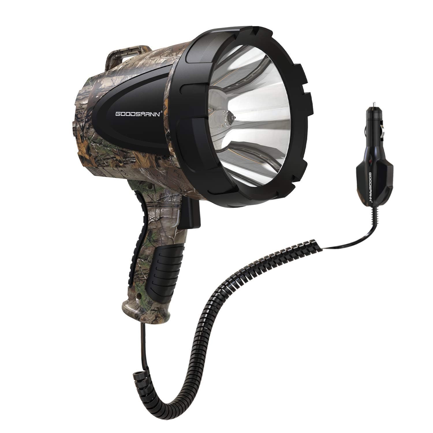 GOODSMANN Tacticpro Realtree Xtra Powerful 1500 Lumen 12V Bright High Intensity Halogen Flood/Spotlight 9924-H102-01