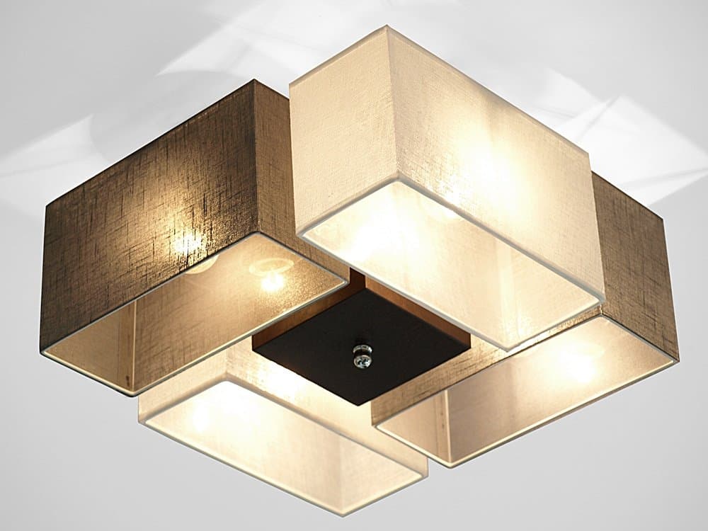 Vitoria-001 Ceiling Light 014 G Vitoria-014 G Mix Graphite/Weiß Transparent