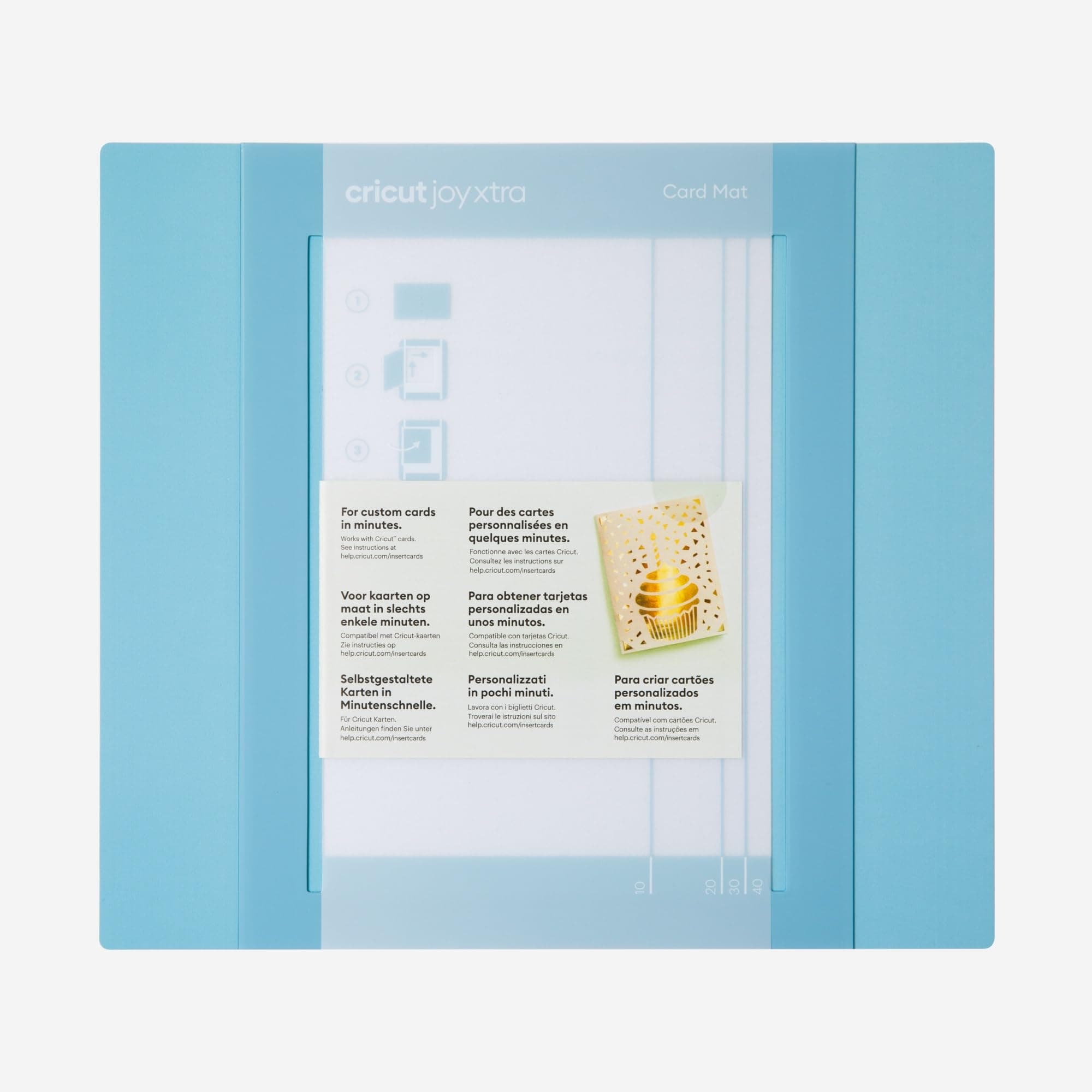 Cricut Joy Xtra Card Mat (4.7 in x 6.6 in) Reusable Card Mat for All Cricut Cards, Crafting Mat with Clear Protective Film, For Quick Crafting Using Cricut Joy Xtra Cutting Machine