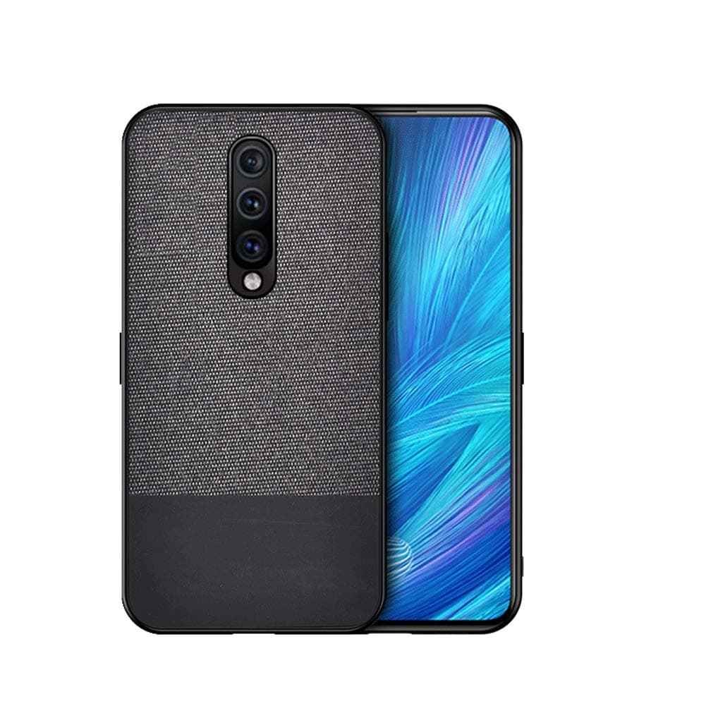 Luxury Case for Oneplus 7 Pro, iKuboo Oneplus 7 Pro Thin Case Full Body PC + TPU Premium Protective Cover-Black