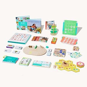 Lovevery | The Reading Skill Set Part 1 | Sounds to Reading | Phonics-Based Program for Learning to Read, Learn Letter Sounds Through Fun Games, Ages Pre-K & Kindergarten