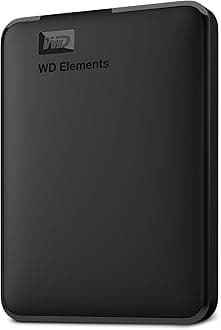 WD 1.5 TB Elements Portable External Hard Drive - USB 3.0, Black - WDBU6Y0015BBK-WESN
