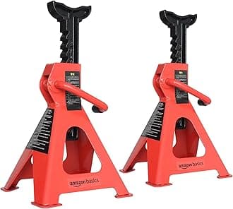Steel Jack Stands, 1.8 Ton Capacity - 1 Pair