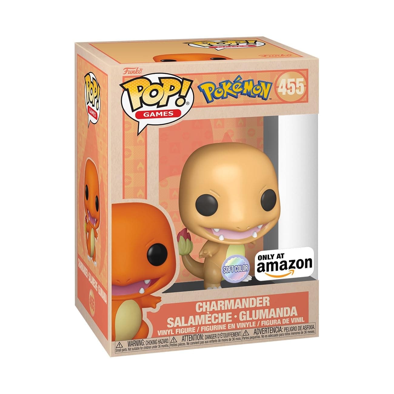 Funko Pop! Games: Pokemon - Charmander (Soft Color)