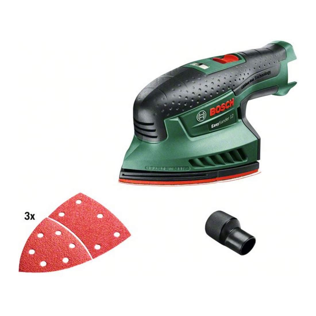 Bosch Multisander EasySander 12 (12V System; Without Battery; in Carton Packaging)