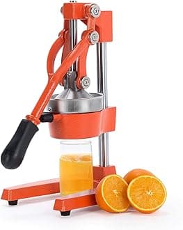 CO-Z Commercial Grade Citrus Juicer Professional Hand Press Manual Fruit Juicer Metal Juice Squeezer Heavy Duty Orange Juicer Citrus Orange Lemon Lime Pomegranate